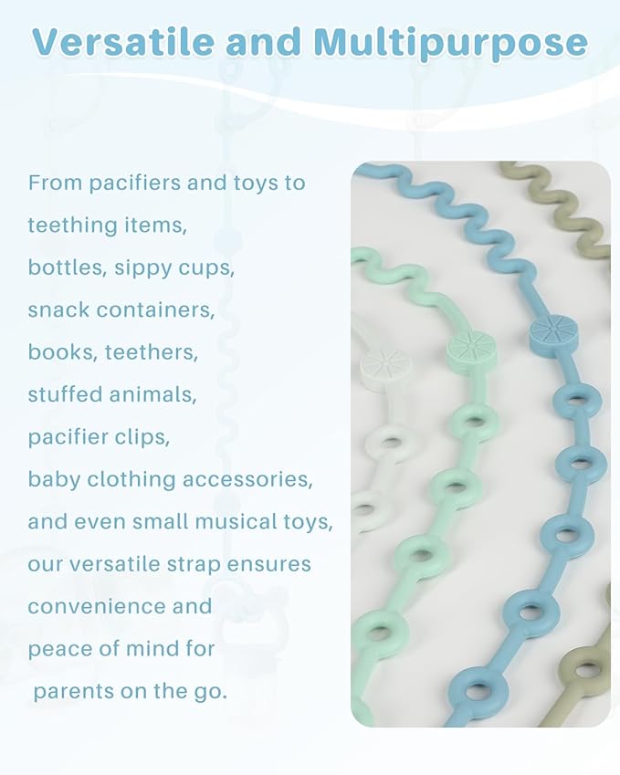 Toy Straps for Baby, boy-3pcs Adjustable Toy Holder for Stroller Accessories (boy-3 Pack)