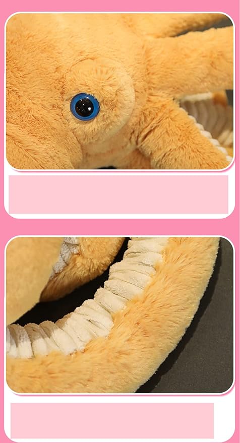 Octopus Stuffed Animals Octopus Plush Doll Toys Octopus Stuffed Toys Gift for Kids and Lovers for Birthday, Christmas Day(25.6-inch Orange)