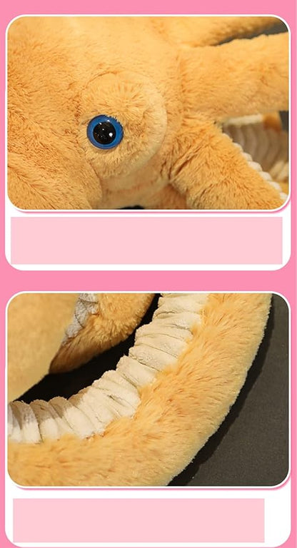 Octopus Stuffed Animals Octopus Plush Doll Toys Octopus Stuffed Toys Gift for Kids and Lovers for Birthday, Christmas Day(25.6-inch Orange)