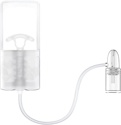 Baby Nasal Aspirator with Powerful Hand Pump & Non-invasive Nose Tip, Quiet & Comfortable Nose Suction for Baby (3 Fingers