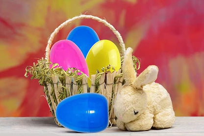 6 Pack Jumbo Easter Eggs with Doll Toys Inside