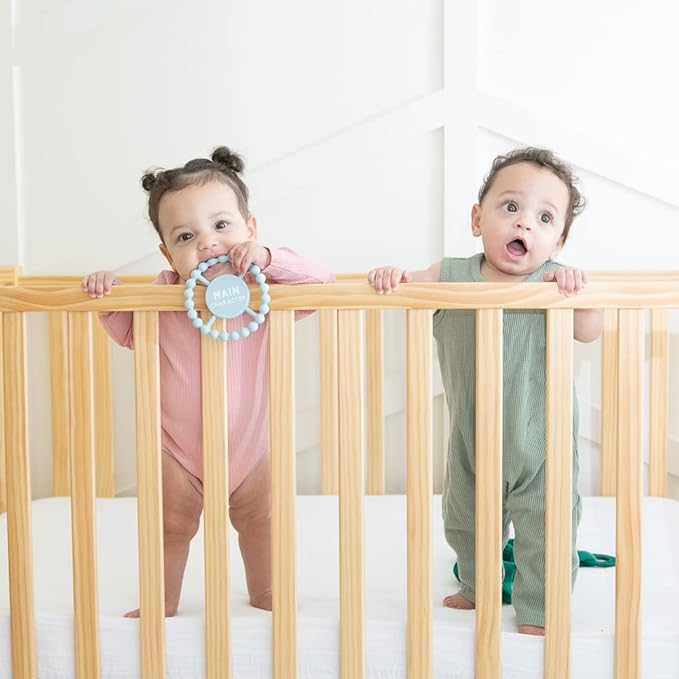 Bella Tunno Happy Teether ??Soft & Easy Grip Baby Teether Toy, Silicone Teether Ring to Help Soothe Gums
