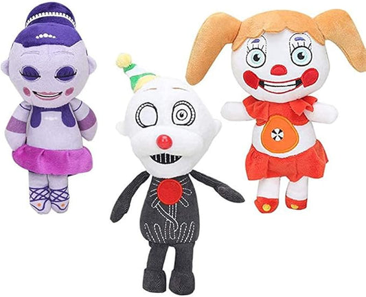 Five Nights Plushies Plush Figure Toys Sets-Sister Location,Gifts for Five Nights Game Fans 7Inch Plush Toy - Stuffed Toys Dolls