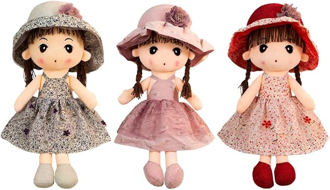 ikasus Soft Baby Doll with Clothes, 17.7 Cute Rag Doll