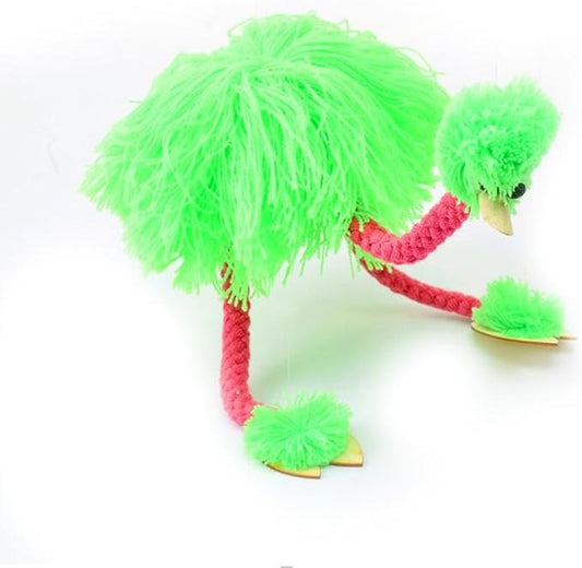 HOCHE Toy-Marionette Ostrich (Green)