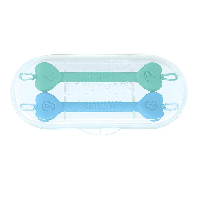 Dr. Talbot?s Baby Safe Nose and Ear Cleaner Set with Hygienic Travel Case, Gentle Dual-Ended Easy Mucus and Wax Remover Tool 2 Pack,