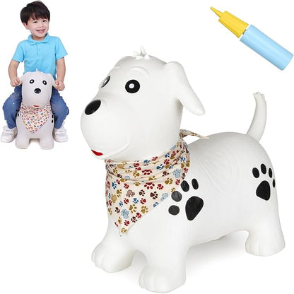 INPANY Bouncy Dog Hopper Toys for Toddlers-Hopping/Bouncing/Bounce Horse, Jumping Horse