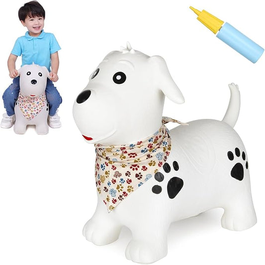 INPANY Bouncy Dog Hopper Toys for Toddlers-Hopping/Bouncing/Bounce Horse, Jumping Horse