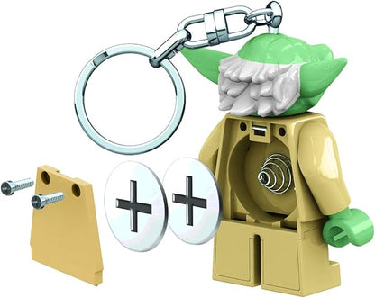 IQ Lego Star Wars Yoda LED Keychain Light - 2.25