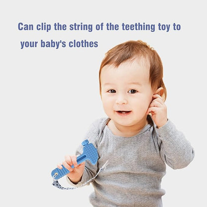 Chuya Baby Teether Toys, Baby Chew Toy for Babies 3-12 Months (4 Pack)