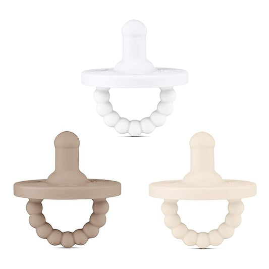 Ryan & Rose Cutie PAT All-in-One Pacifier and Teether Massaging (3 Pack), 1)
