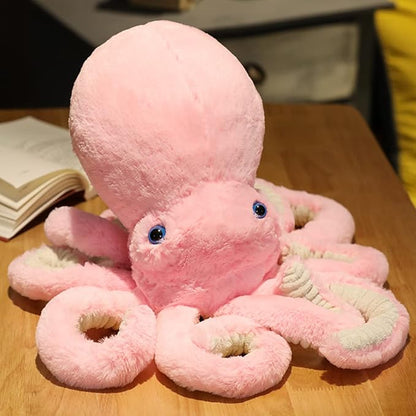 Octopus Stuffed Animals Octopus Plush Doll Toys Octopus Stuffed Toys Gift for Kids and Lovers for Birthday, Christmas Day(25.6-inch Pink)