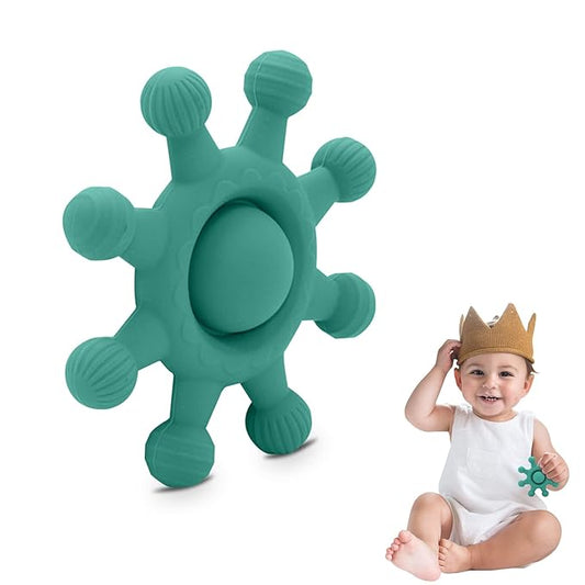 Baby Teething Toys-Food Grade Silicone,BPA Free 3+ Months,Suitable
