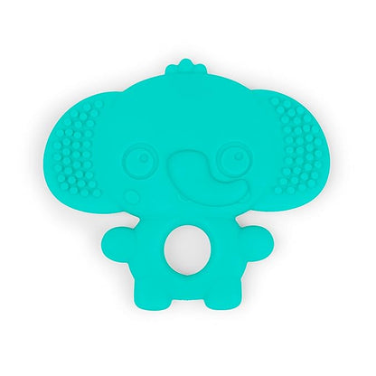 Bright Starts Gummy Buddies 3-Pack Textured Teethers - BPA-Free Elephant, Lion 3 Months