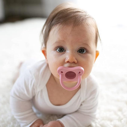 Dr. Brown's HappyPaci 100% Silicone, Newborn Baby Pacifiers 0-6 Months 6 Pack