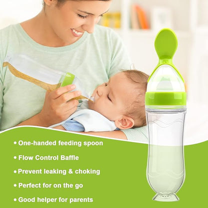 Food Feeder for Baby, Fruit Feeder Pacifier (3 Pcs) 6 Different 1 PCS 90ML with 1 PC 1 PC