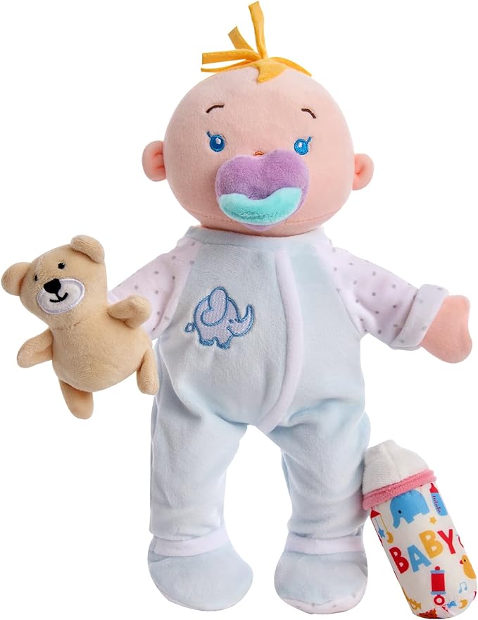 12" Soft Baby Doll Set，My First Baby Doll ，for Ages 1 Year