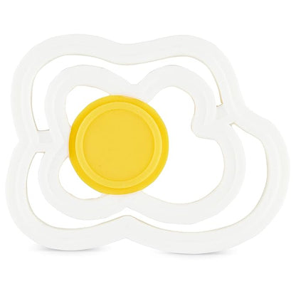 Cudlie 2-Pack Food Grade Silicone Teether - BPA Free, Fun Food Shapes for Soothing Baby's Sore Gums