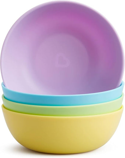 Munchkin® 12pc Baby and Toddler Feeding Supplies Set - Includes Plates, Bowls, and Cups