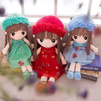 ikasus Soft Baby Doll with Clothes, Kawaii 17.7 Rag Doll
