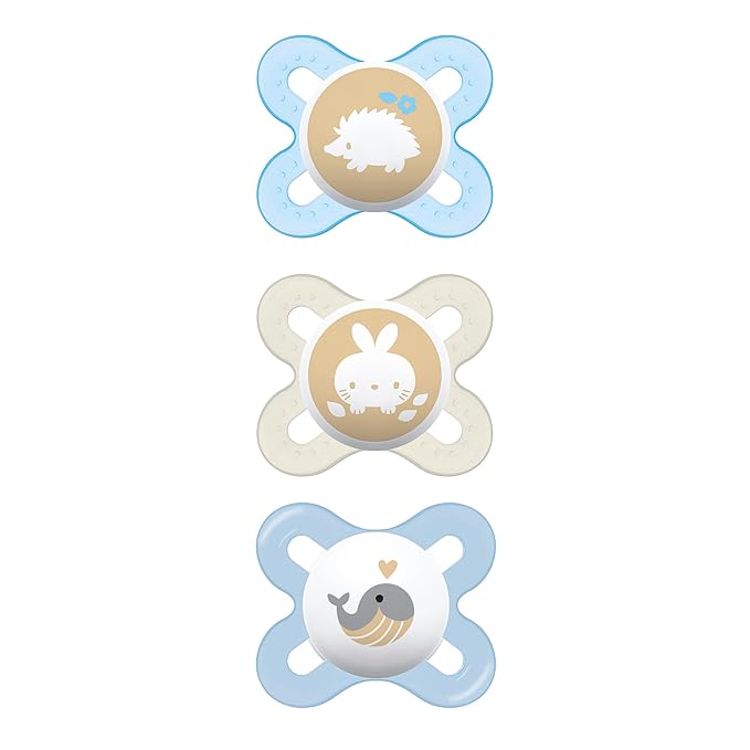 MAM Start Newborn Girl Pacifiers, Best for Breastfed Babies 3 Count