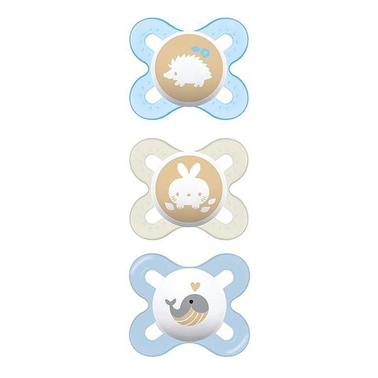 MAM Start Newborn Girl Pacifiers, Best for Breastfed Babies 3 Count