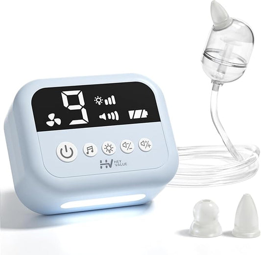 HEYVALUE Hospital Grade Nasal Aspirator for Baby, Nose Sucker with 9 Levels Suction