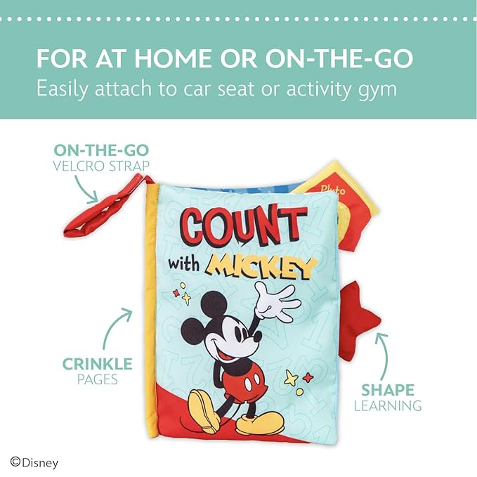 Disney Baby Mickey Mouse Count with Mickey Soft Book
