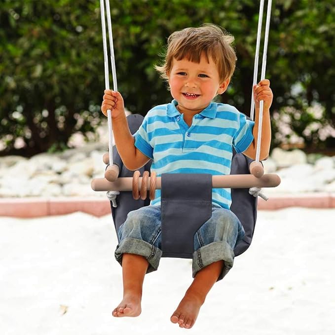 Baby Canvas Hanging Swing Seat Toddler Secure Indoor & Outdoor