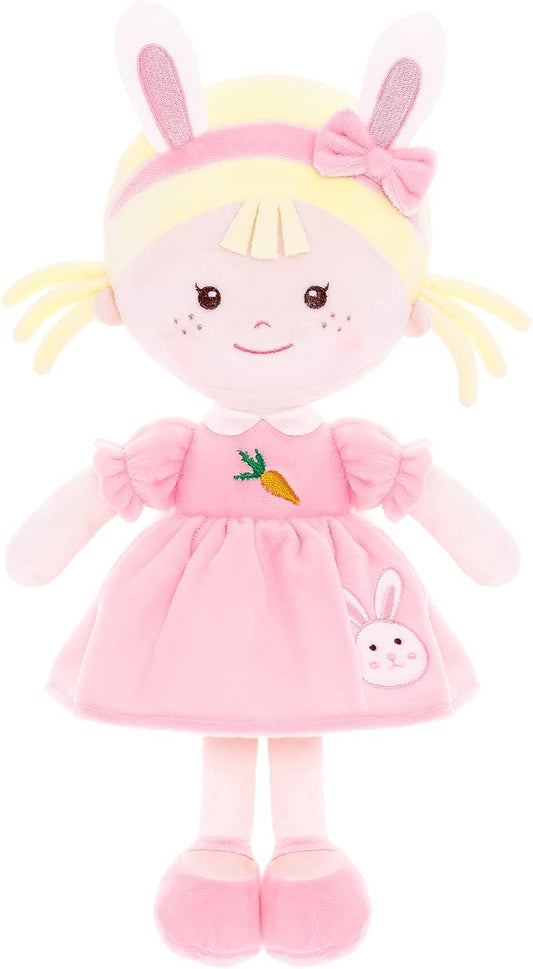 Onetoo Bunny Doll Plush Baby Doll Rabbit Doll First Baby Dress14