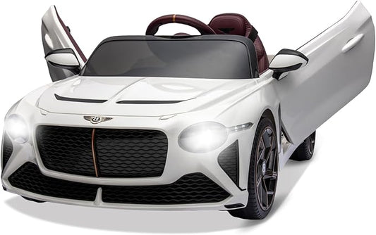 Hetoy Kids Ride On Car, Licensed Bentley Bacalar 12V Electric Vehicles w/Parent Remote Control 3 Speeds,