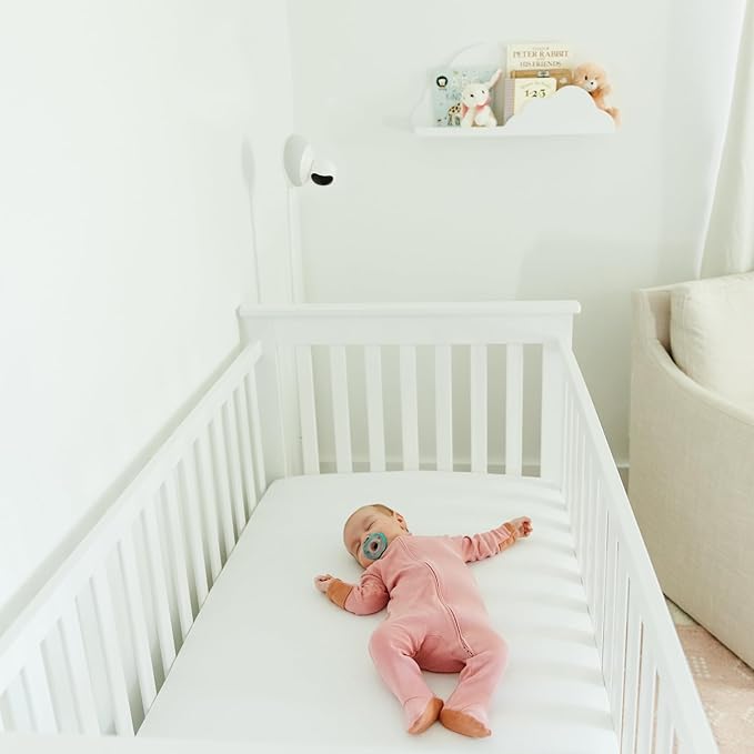 Nanobebe Baby Pacifiers 0-3 Month - Orthodontic, Curves Comfortably with Face Contour 100% Silicone 4pk, Sage/White