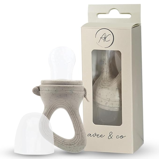 Avee & Co Silicone Teething Pacifier and Fresh Fruit Feeder, Baby Pacifier for Teething