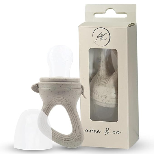 Avee & Co Silicone Teething Pacifier and Fresh Fruit Feeder, Baby Pacifier for Teething