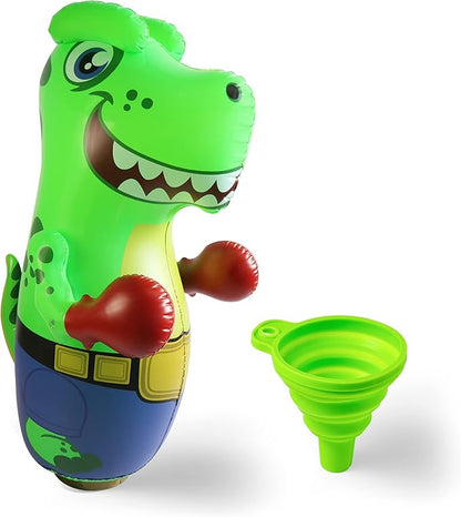 JOYIN Inflatable T-Rex Dinosaur Bopper 47 Inches, Bop Bag Inflatable Punching Toy