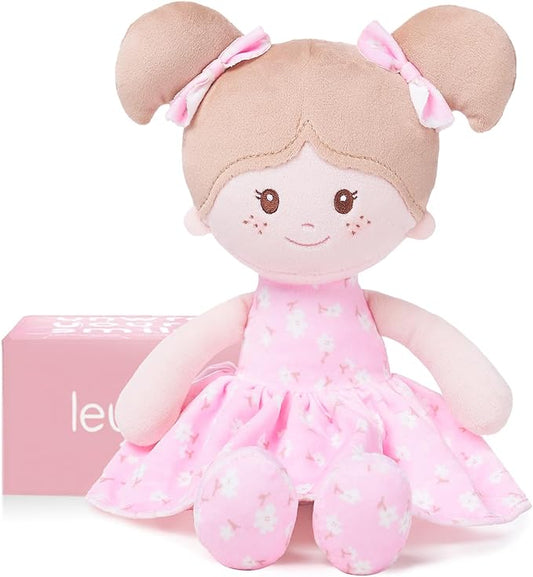 Soft Baby Doll Toys (12''), My First Baby Rag Doll for 1 Year-Old Girl Birthday Gift
