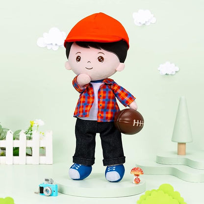 OUOZZZ Soft Baby Doll for Boys Girls - My First 15"