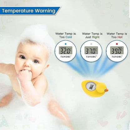 Baby Bath Thermometer Famidoc FDTH-V0-22 Water Temperature Test Floating on