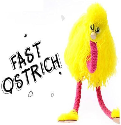 HOCHE Toy-Marionette Ostrich (Yellow)