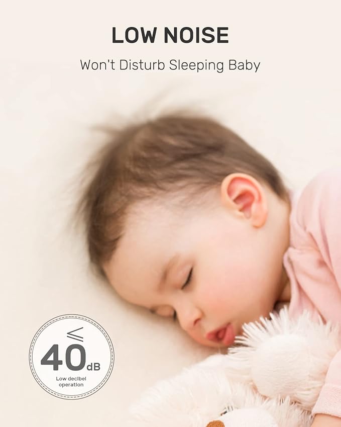HEYVALUE Nasal Aspirator for Baby, Electric Baby Nose Sucker 3 Silicone