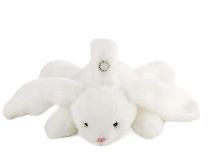 Furry Friend Pacifier Plush Toy - Ultra Soft Cuddly 100% Polyester with Medical Grade Silicone Pacifier (Color Varies), Machine Washable