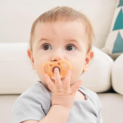 Mobella Koala Pacifiers 0-3 Months, Silicone Baby Pacifier for Breastfed Babies 2 Pack