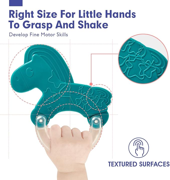 hahaland Baby Toys 0-6 Months - Baby Teething Toys for Babies 0-6 Months 6-12 Months 0-3-6-12 Months