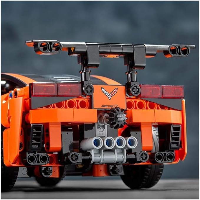 Technic Chevrolet Corvette Zr1 Replica, 2 in 1 Collectible Car Model