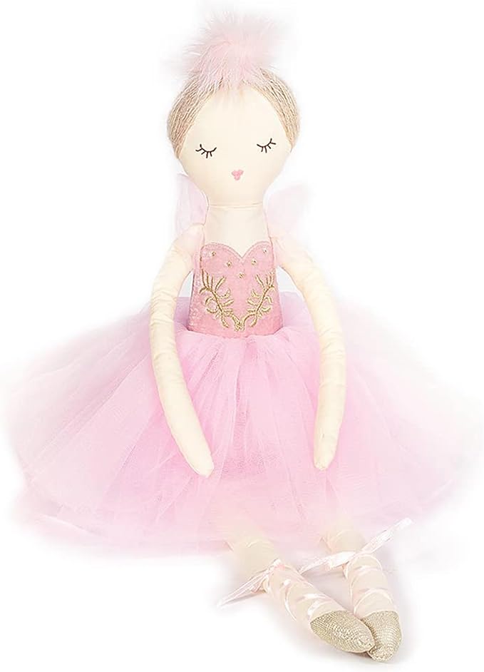 Mon Ami Swan Princess Ballerina Doll - 22", Soft Elegant Plush Doll for Little Girls