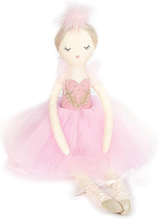 Mon Ami Swan Princess Ballerina Doll - 22", Soft Elegant Plush Doll for Little Girls