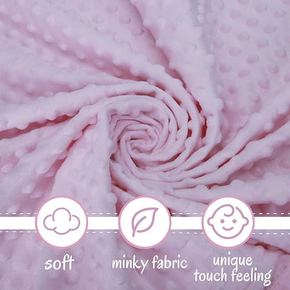 Pro Goleem Unicorn Loveys for Babies Soft Plush Pink Security Blanket for Girls Snuggle Toy Stuffed Animal Lovies for Babies Baby Girl Gifts for Newborn, Infant and Toddler 16 Inch