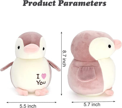 HWD 8.7" Soft Stuffed Penguin Dolls, Stuffed Animals Toys