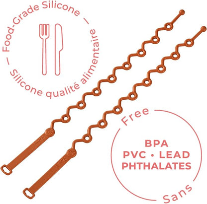Toy Straps for baby - Keep toy, bottle & pacifier Off The Floor 2-Pack