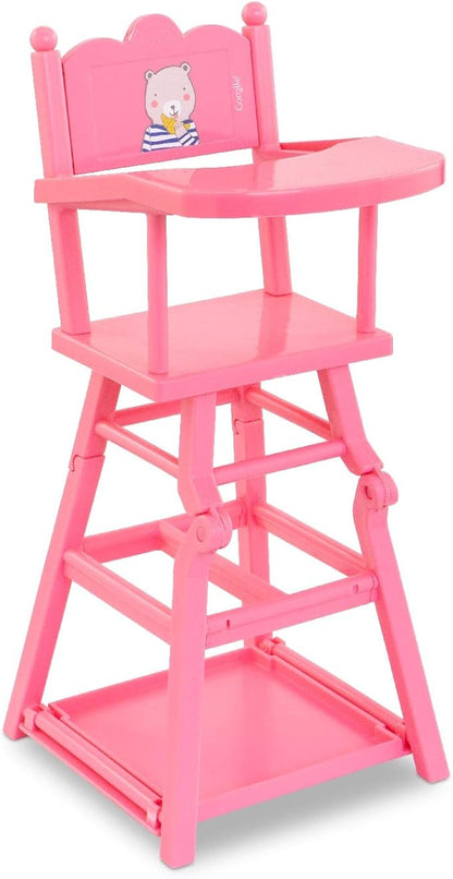 Corolle Baby Doll High Chair - 2-in-1 Design fits 14" 17" Baby